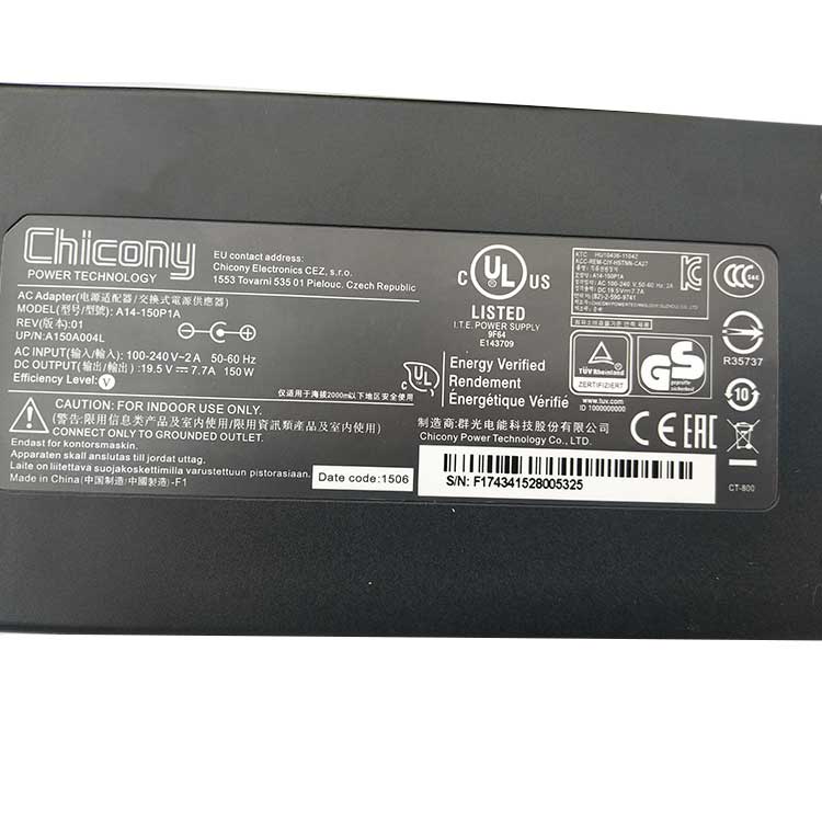 CHICONY A14-150P1A
																 Laptop Adapter