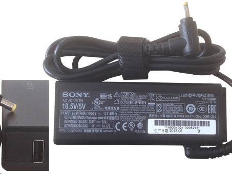 45W Sony VGP-AC10V10 Vaio Duo SVD13225PXB Pro SVP112190X adaptador