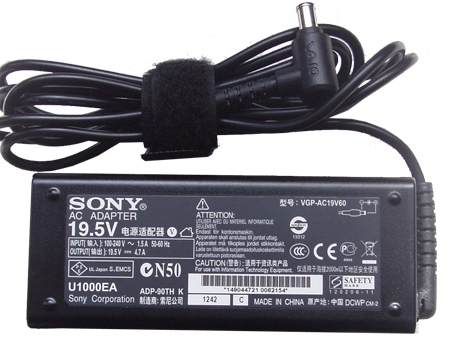 90W Sony Vaio  SVS131A11T SVS151A11T VGP-AC19V59 VGP-AC19V60 adaptador
