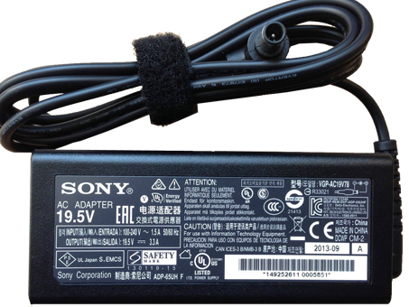65W Sony Vaio Fit15A SVF15N17SG VGP-AC19V78 ADP-65UH F adaptador