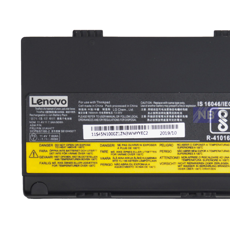 LENOVO 00NY491
																 Laptop Accu's