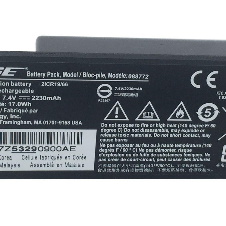 BOSE 088772
																 Accu's & Batterijen