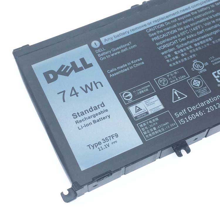 DELL 357F9
																 Laptop Accu's