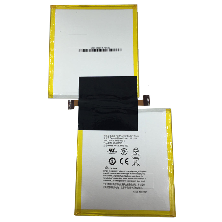 AMAZON 3HT7G
																 Tablet PC Batterijen
