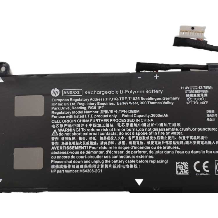 LENOVO HP Pro X360 paratis 11 G9 serie batería