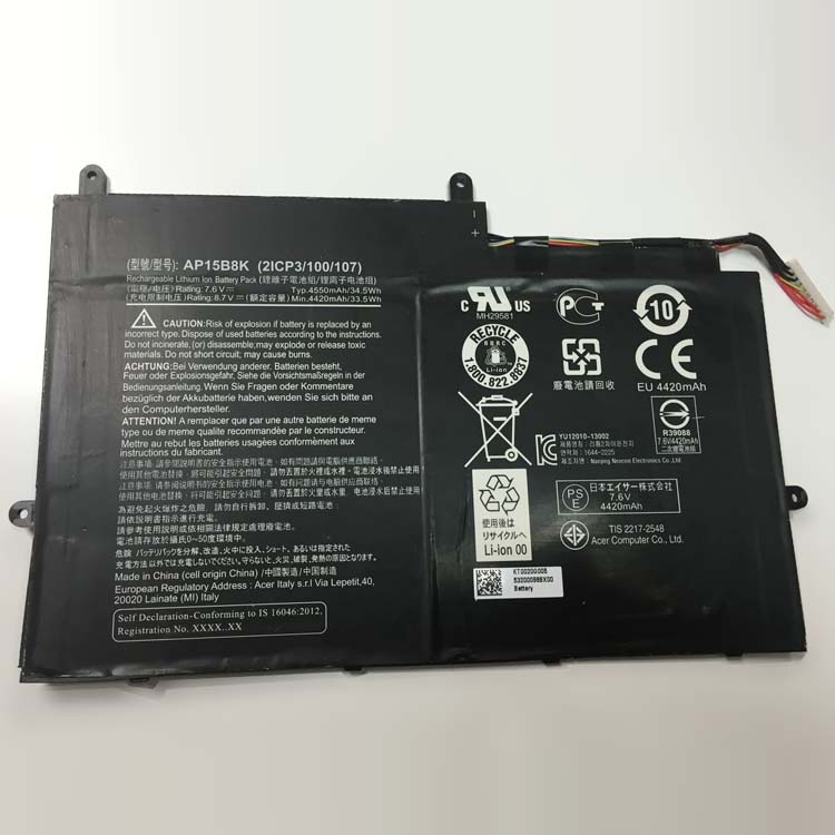 Acer Aspire Switch 11 SW5-173 SW5-173P batería