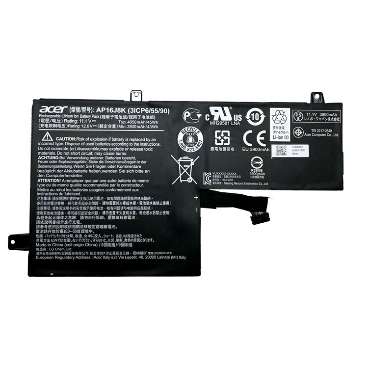 ACER AP16J8K
																 Laptop Accu's