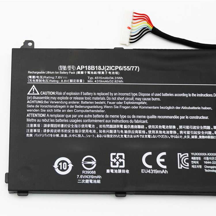 ACER AP18B18J
																 Laptop Accu's