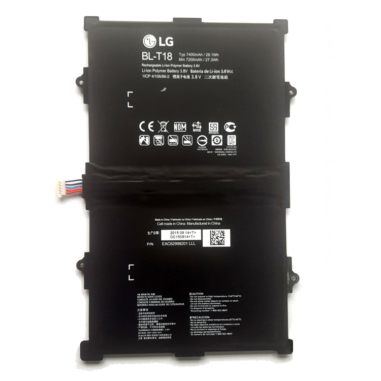 LG BL-T18
																 Tablet PC Batterijen