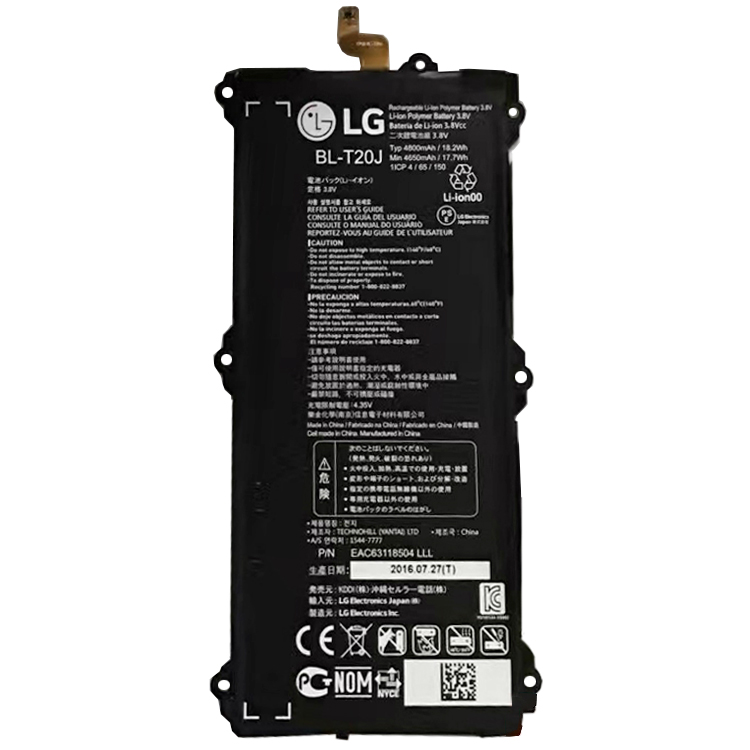 LG BL-T20 BL-T20J  4800mAhノートPCバッテリー
