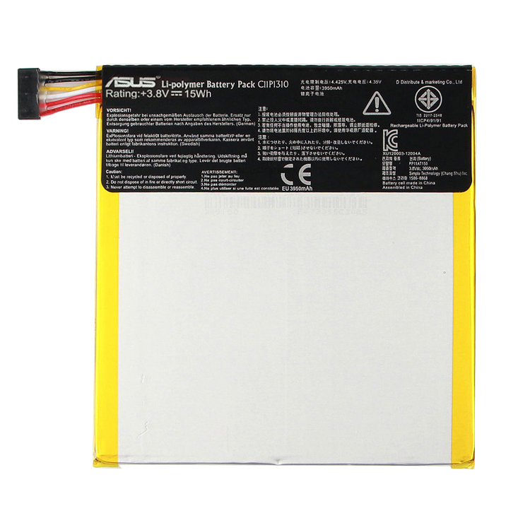ASUS C11P1310
																 Tablet PC Batterijen