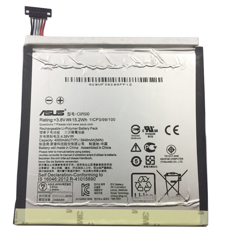 Asus Z380C 1L
																 Tablet PC Batterijen