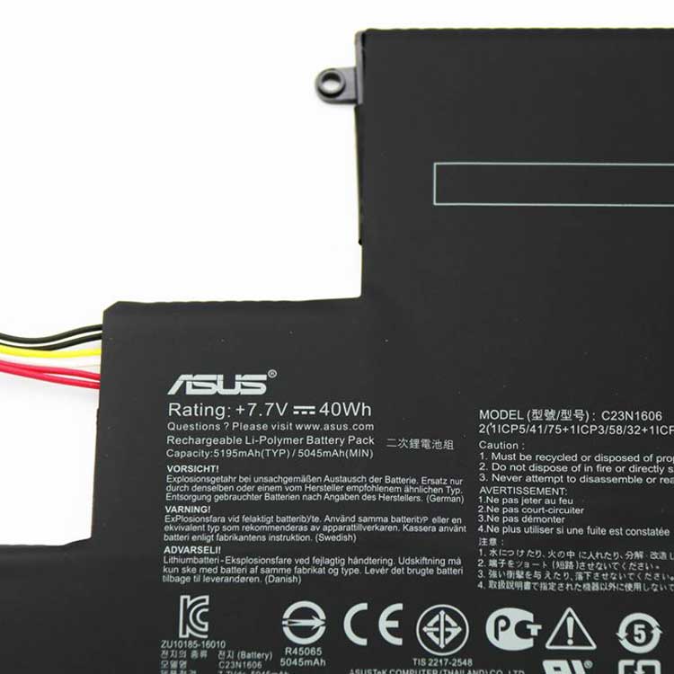 ASUS C23N1606
																 Laptop Accu's