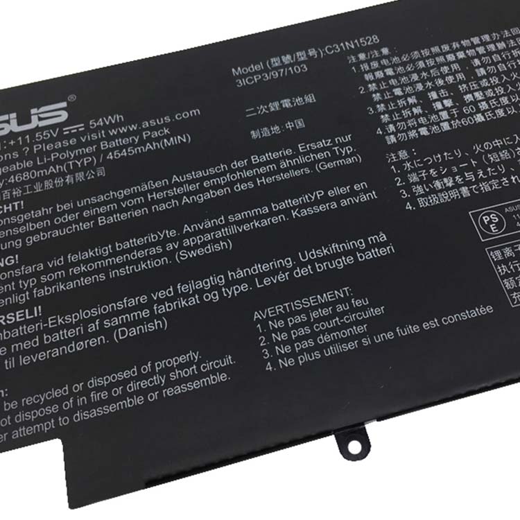 ASUS C31N1528
																 Laptop Accu's