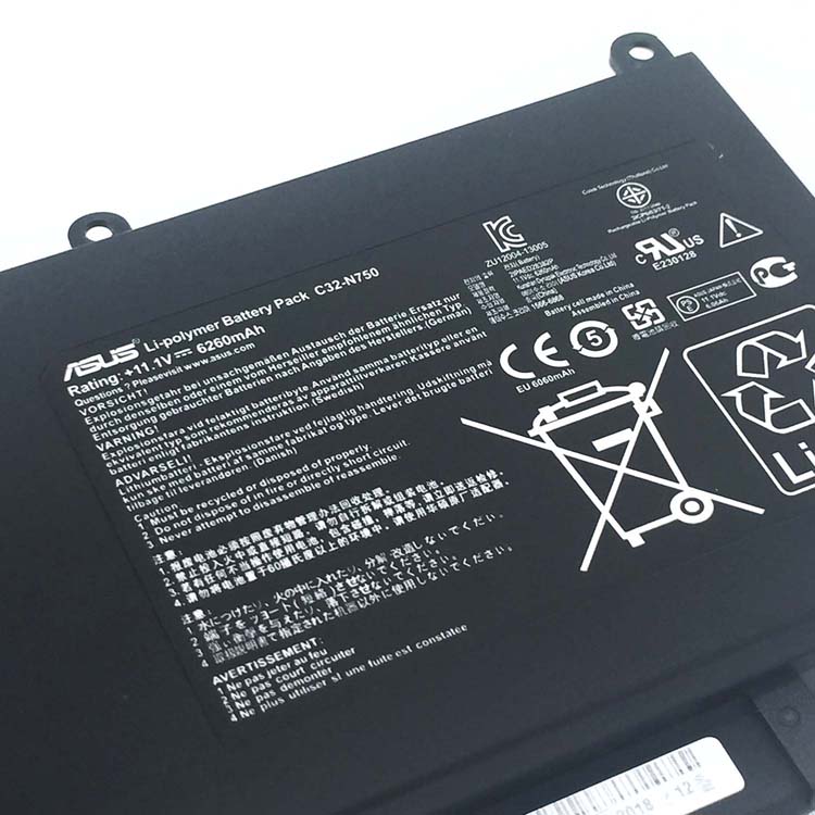 Asus N750JK batería