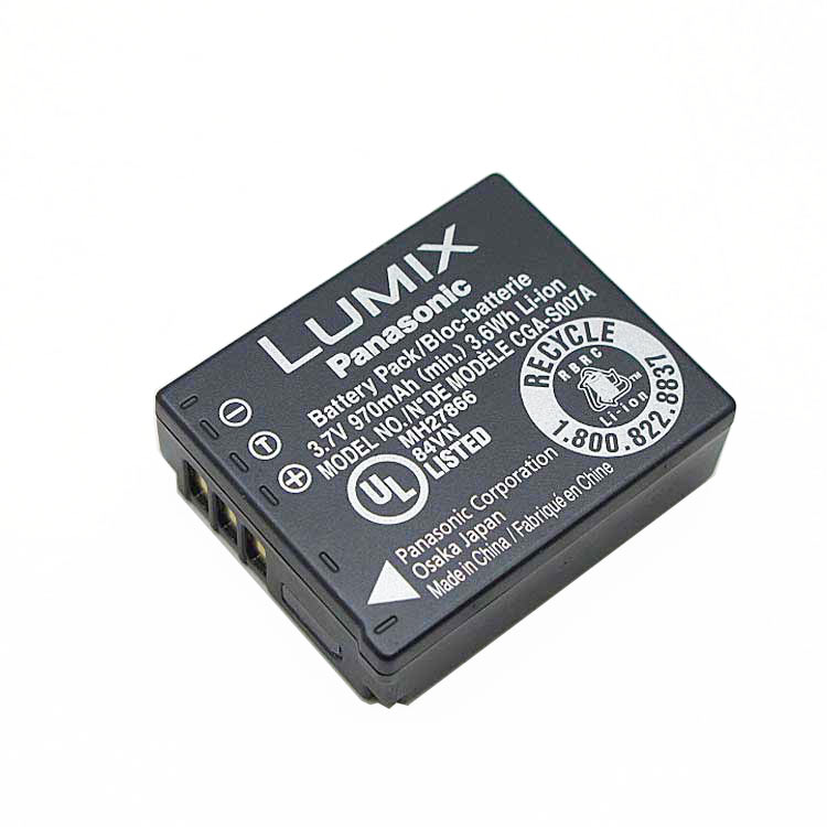 PANASONIC Lumix DMC-TZ2GK
																 Accu's & Batterijen