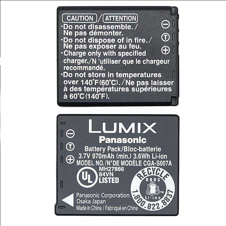 PANASONIC CGA-S007 Accu's & Batterijen