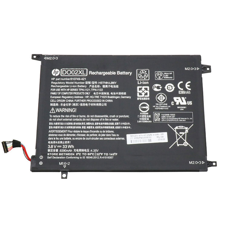 HP DO02XL
																 Laptop Accu's