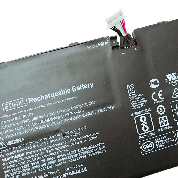 HP ET04XL
																 Laptop Accu's