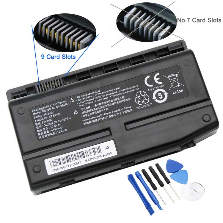 MACHENIKE X6TI-M2
																 Laptop Accu's