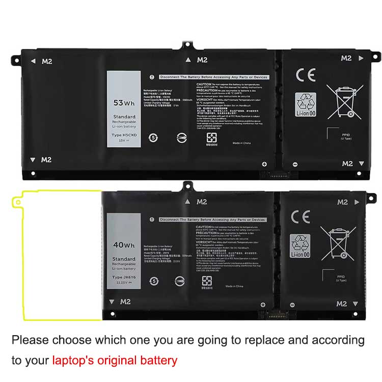 DELL H5CKD
																 Laptop Accu's