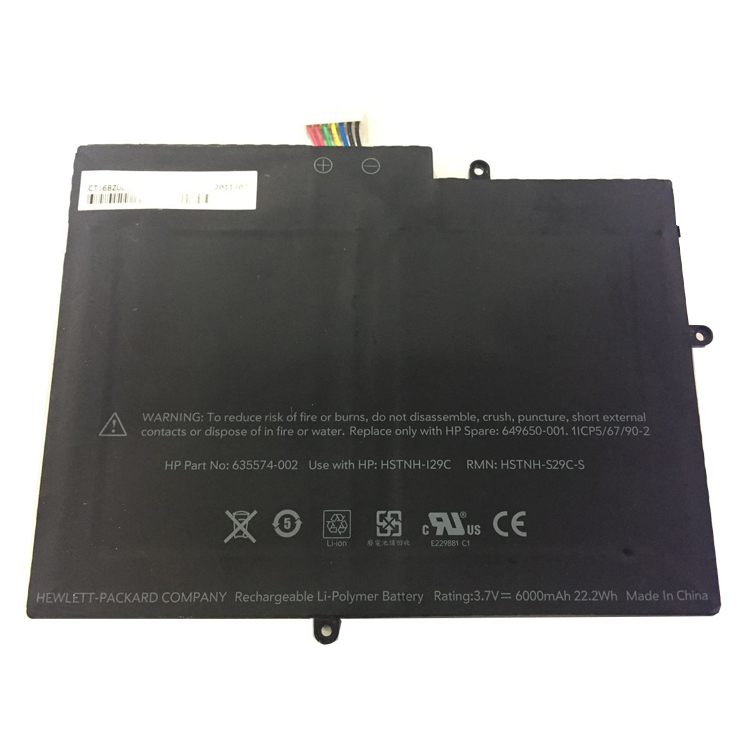 HP HSTNN-S29C-S
																 Tablet PC Batterijen
