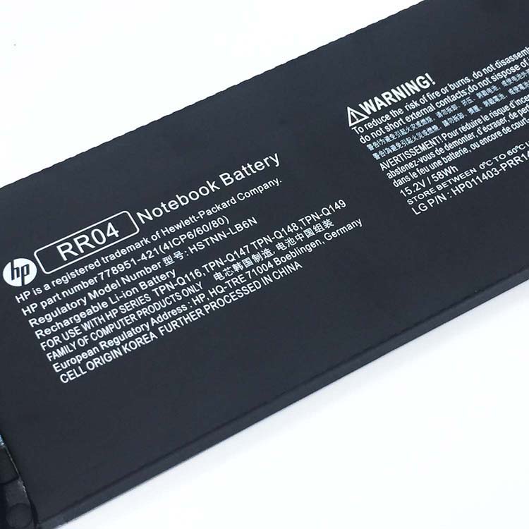HP RR04
																 Laptop Accu's