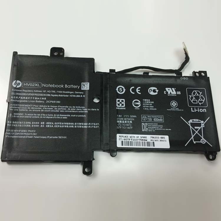 HP HV02XL
																 Laptop Accu's
