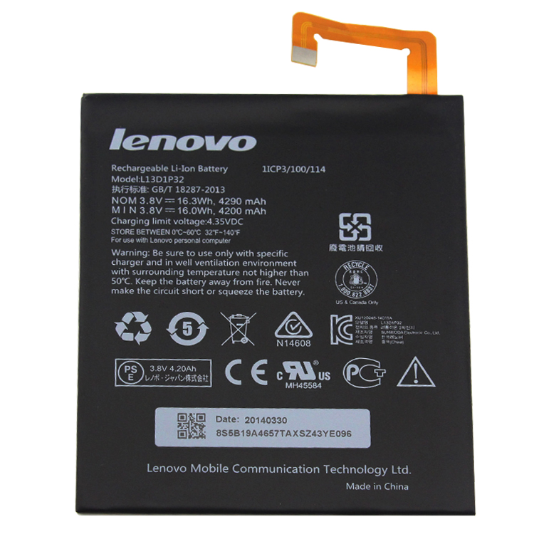 Lenovo Ideapad A8-50 A5500 batería
