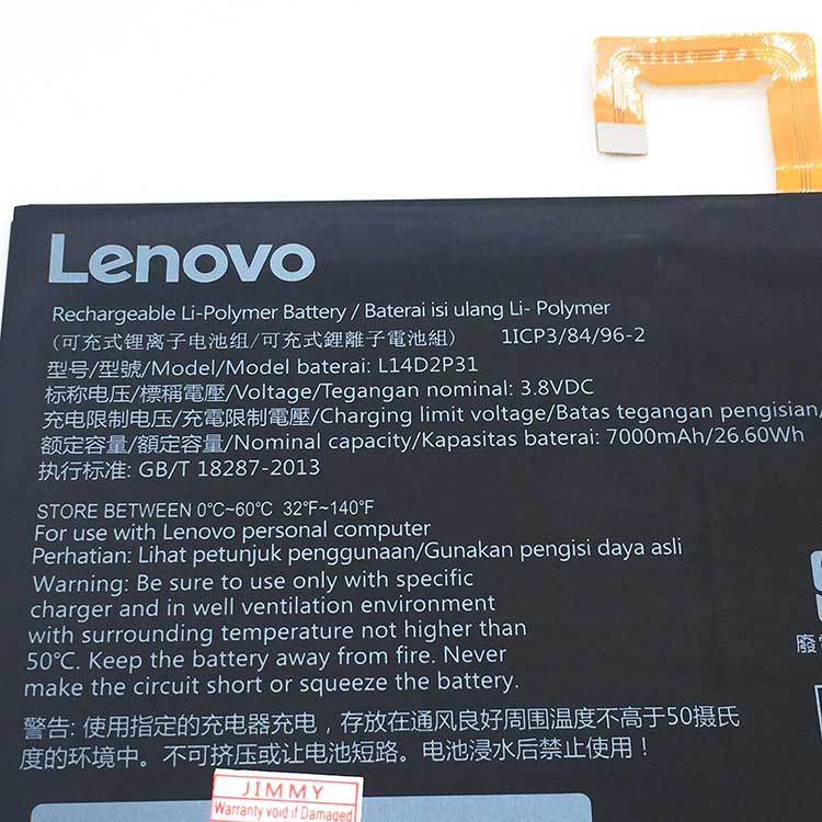 Lenovo tab 2 A10-70F batería