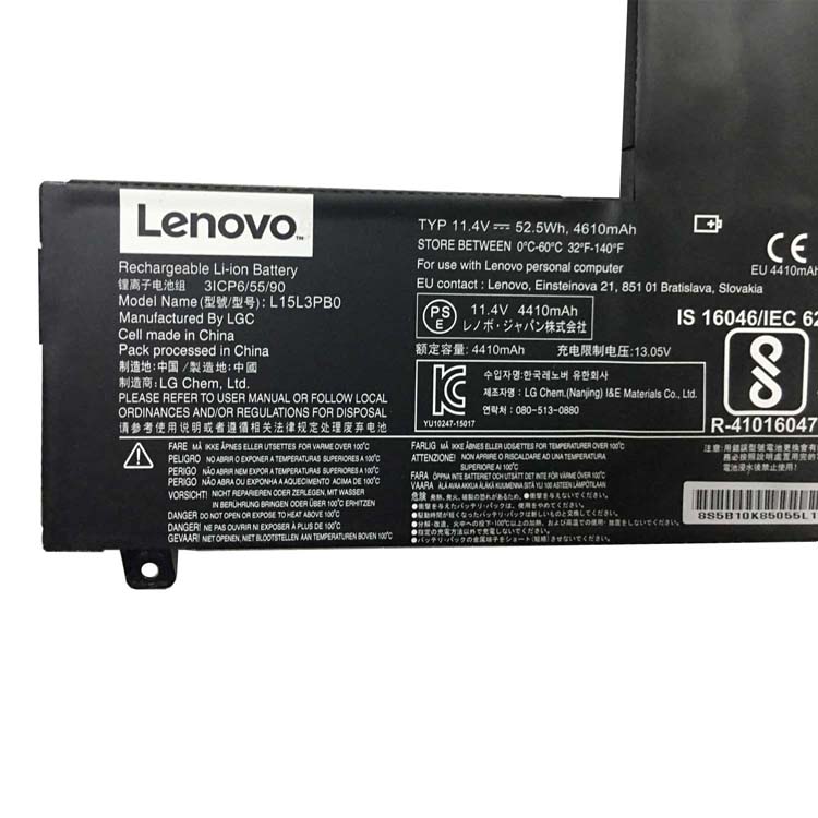 LENOVO L15L3PB0
																 Laptop Accu's