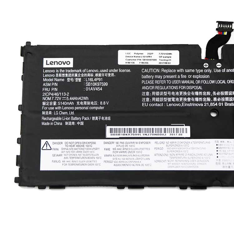 LENOVO L16L4P91
																 Laptop Accu's