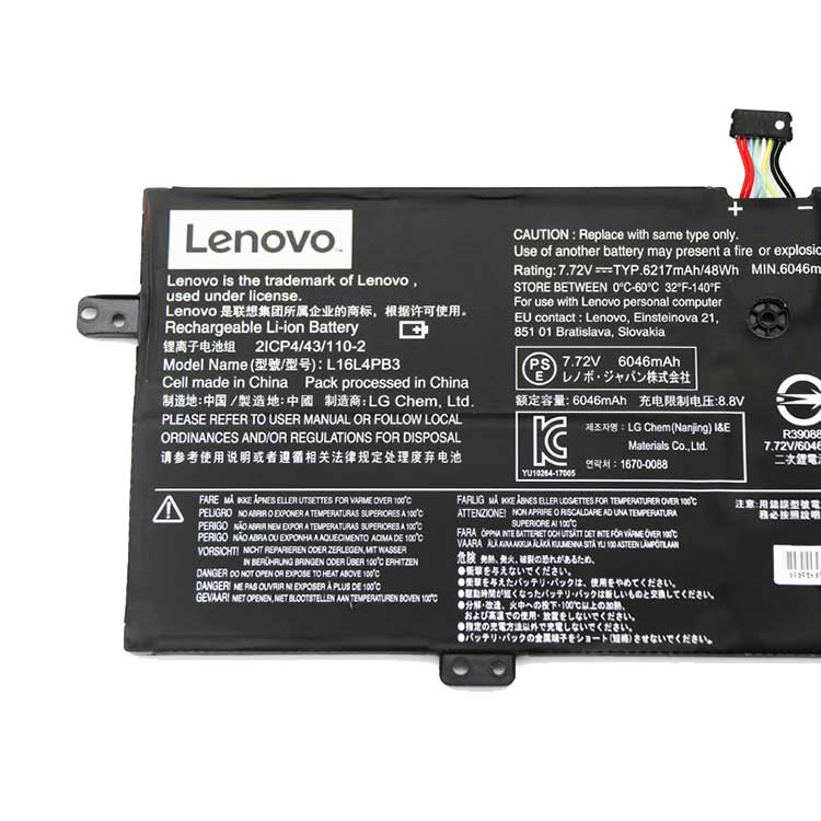 Lenovo Ideapad 720S 720S-13IKB 720S-13ARR batería