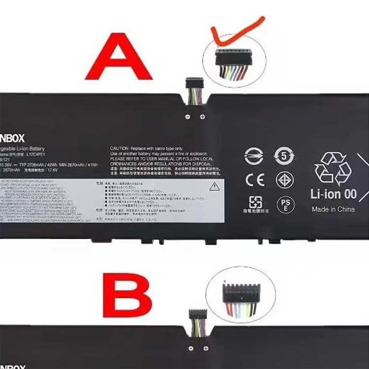 LENOVO L17C4PE1
																 Laptop Accu's