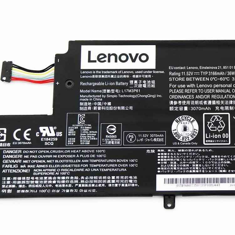 LENOVO L17L3P61
																 Laptop Accu's