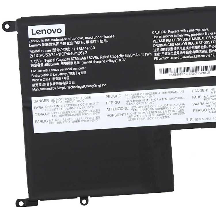 LENOVO L18C4PC0 Laptop Accu's