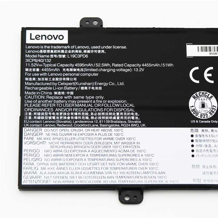 LENOVO L19C3PD6
																 Laptop Accu's