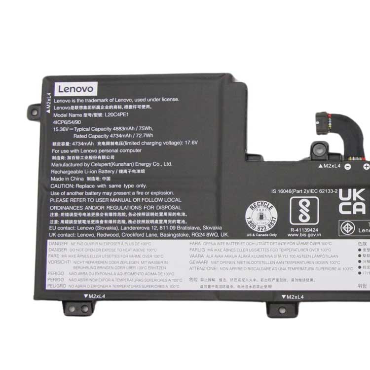 LENOVO L20M4PE1
																 Laptop Accu's