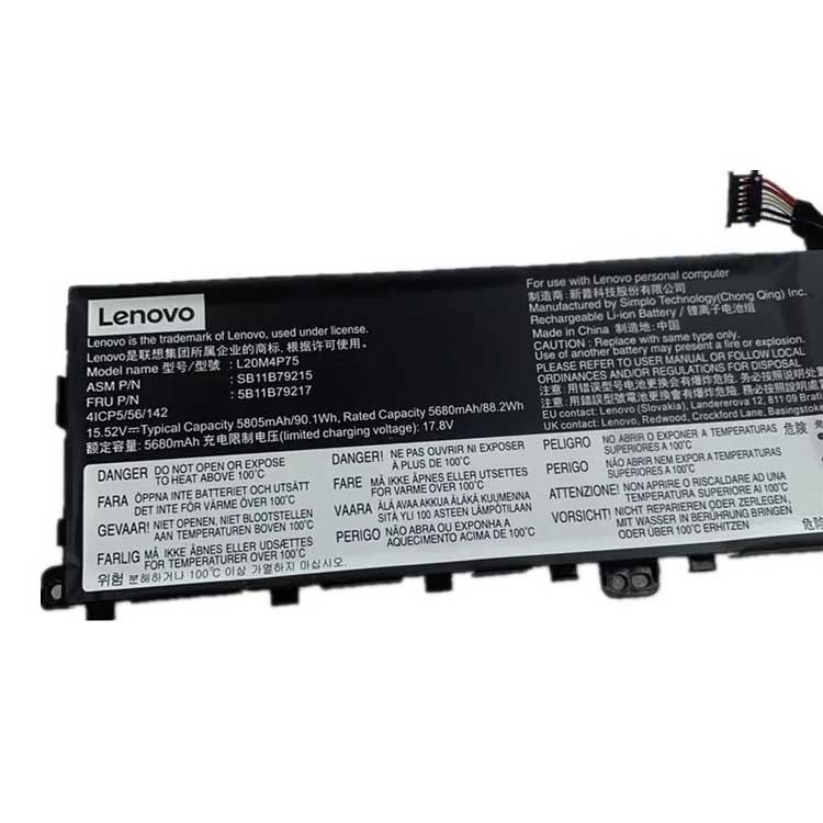 LENOVO L20M4P75
																 Laptop Accu's