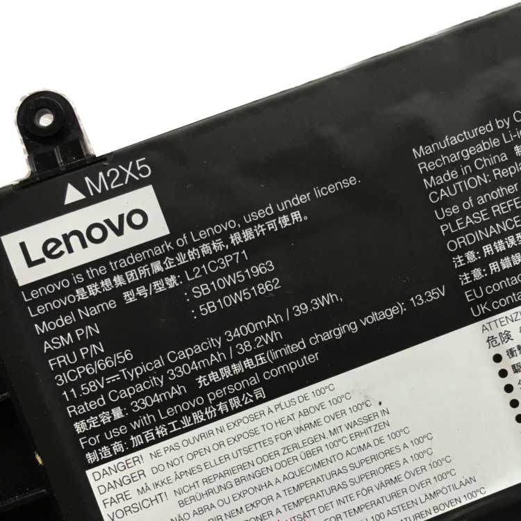 Lenovo ThinkPad T14 P14s 3rd Gen batería