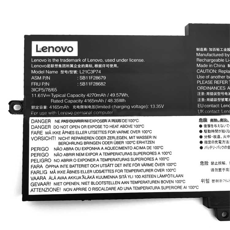 LENOVO L21M3P74
																 Laptop Accu's
