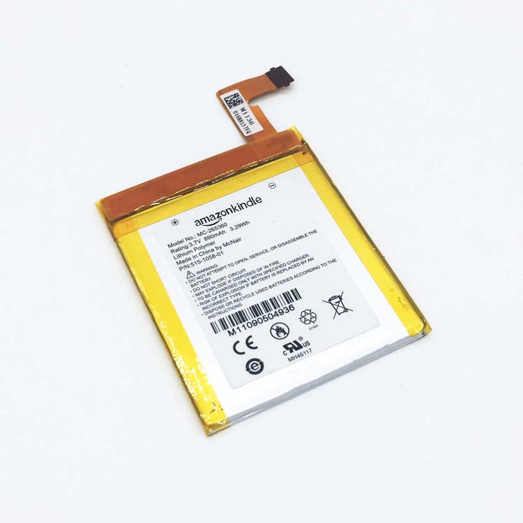 Amazon Kindle 4 (4th Generation)
																 Tablet PC Batterijen