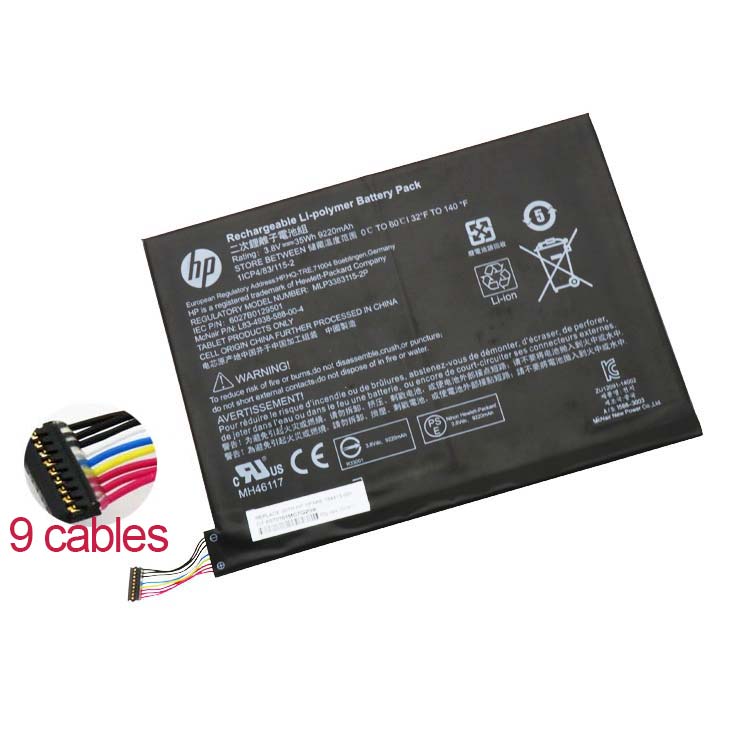 HP 1ICP4/83/115-2
																 Tablet PC Batterijen