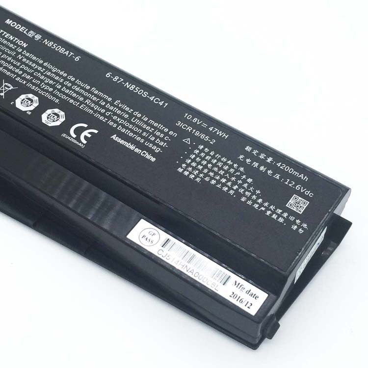 Clevo N850HC  N850HJ batería