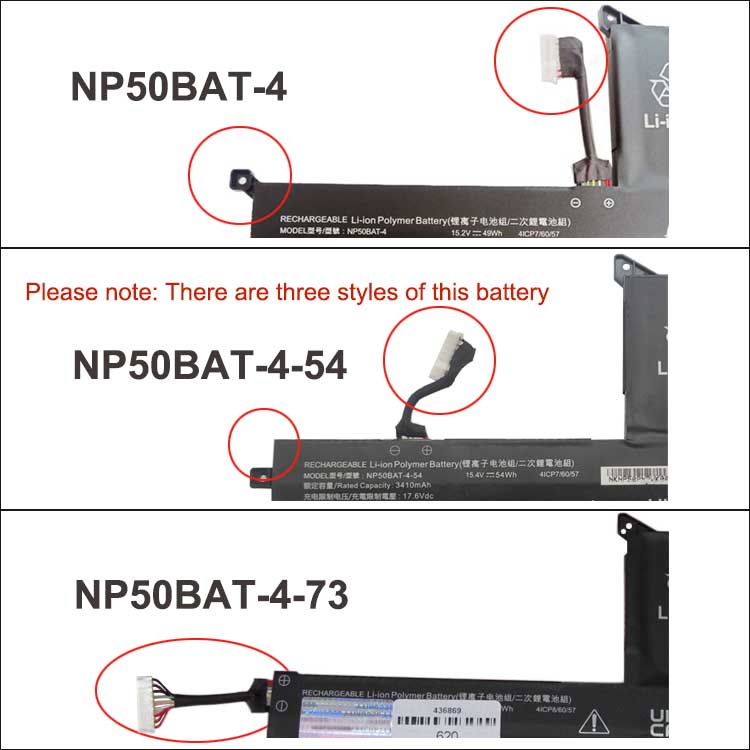 CLEVO NP50BAT-4-54 batería