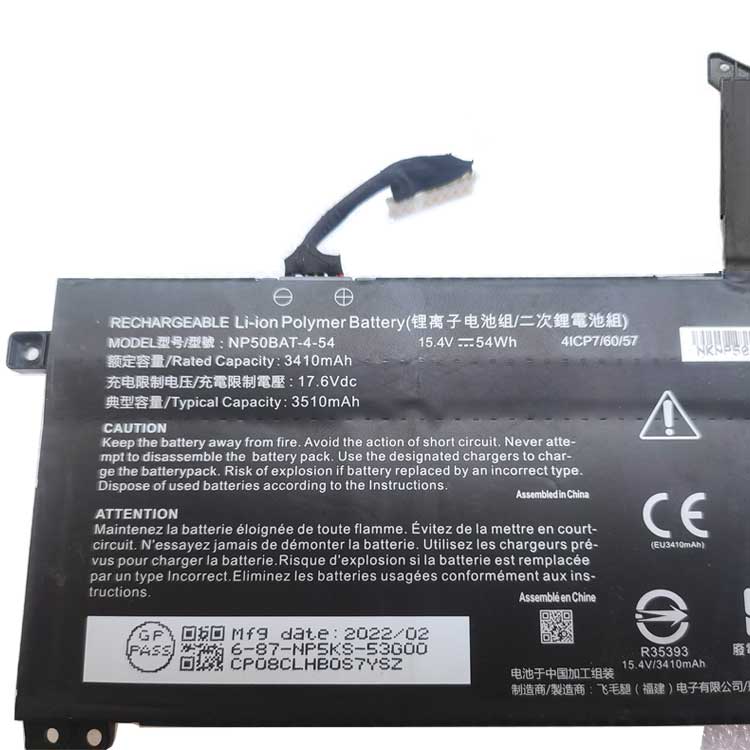 CLEVO Mars T8-DA9NT
																 Laptop Accu's