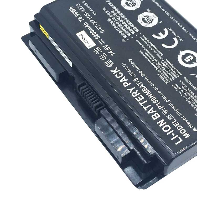 CLEVO P150HMBAT-8ノートパソコンバッテリー