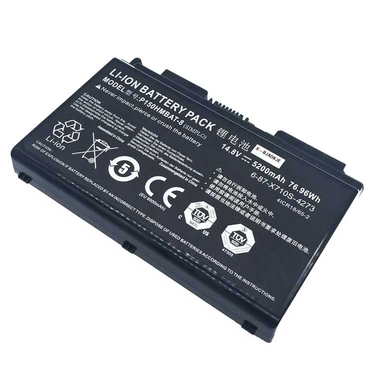 CLEVO P150HMBAT-8
																 Laptop Accu's