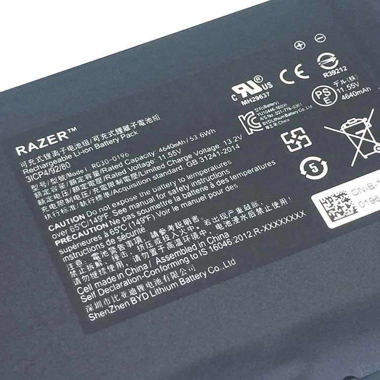 RAZER RC30-0196
																 Laptop Accu's
