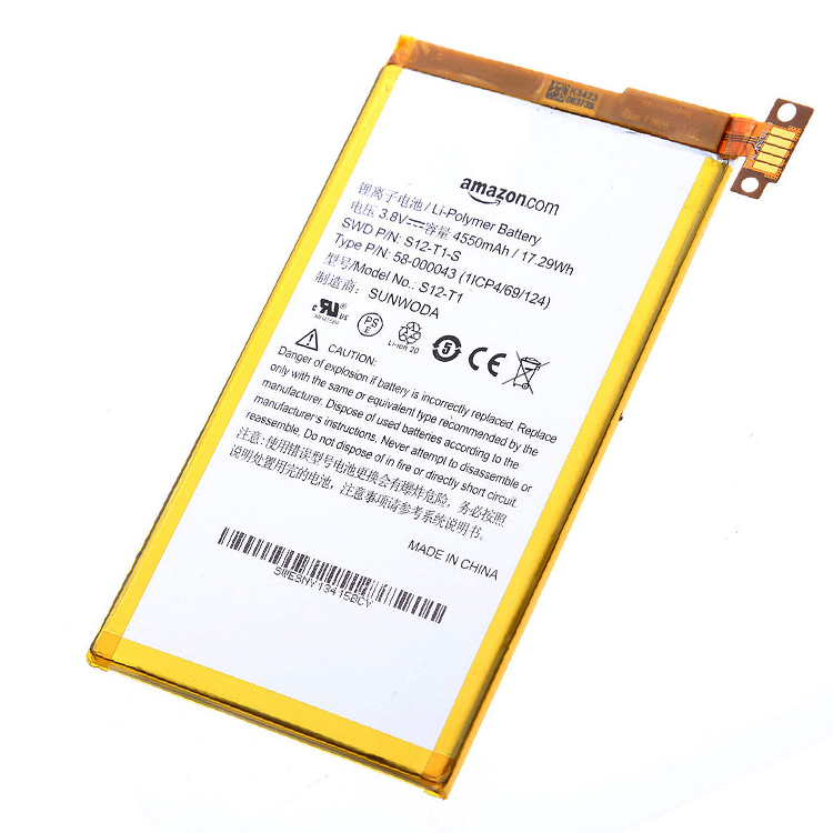 AMAZON S12-T1-S
																 Tablet PC Batterijen